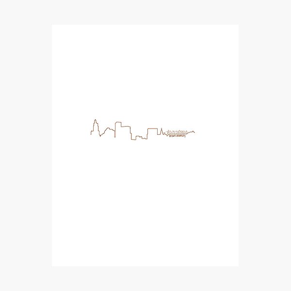 Item preview, Providence Skyline - Brown University designed and sold by hannah-r-creates.