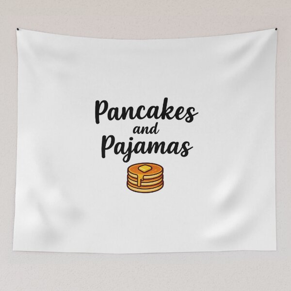 Item preview, Pancakes and Pajamas – Cute Cozy Morning Breakfast Vibes designed and sold by printsandco77.