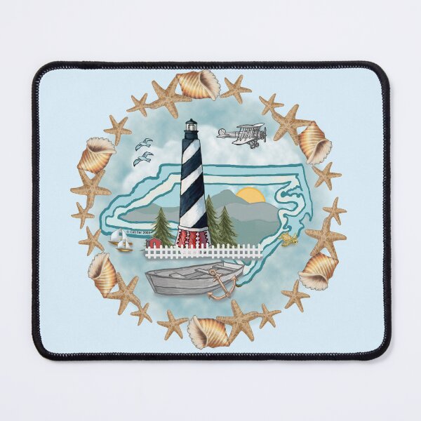 Item preview, Shells North Carolina Lighthouse designed and sold by artmuvz.