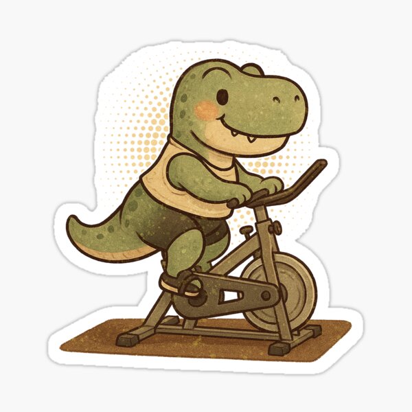 Item preview, T-Rexercise Time designed and sold by lorets.