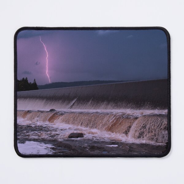 Item preview, Mackintosh Dam Spillway - Lightning Over Tullah, Winter Storm Tasmania  designed and sold by taspaul.