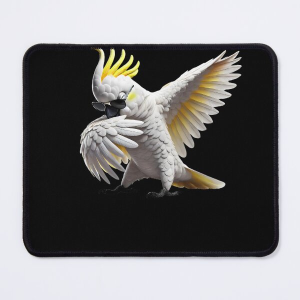 Item preview, Dabbing Sulphur-Crested Cockatoo Parrot Lover Birding designed and sold by Kimberley King Art King Art.
