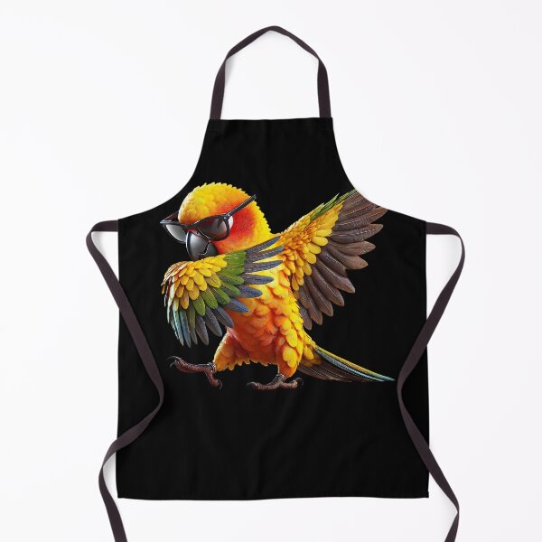Item preview, Dabbing Sun Conure Parrot Lover Birding designed and sold by Kimberley King Art  King Art.