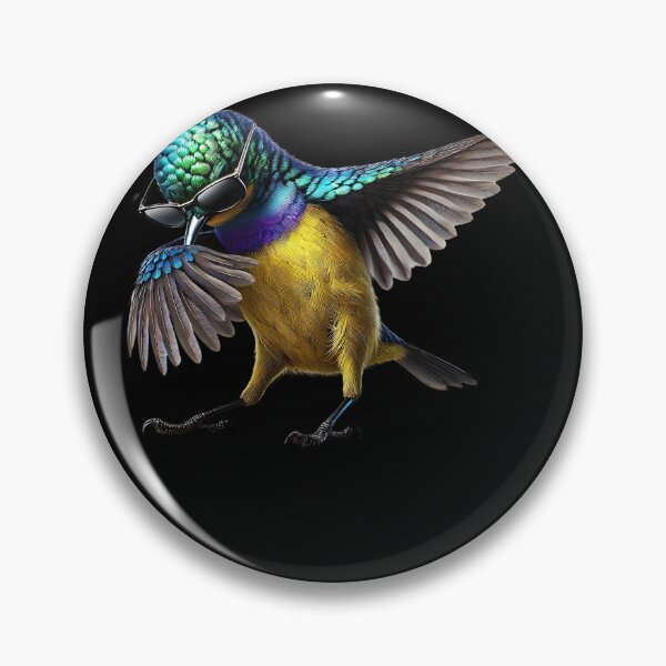 Item preview, Dabbing Sunbird Bird Watcher Lover Birding designed and sold by Kimberley King Art  King Art.