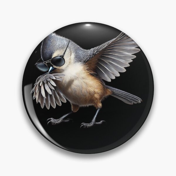 Item preview, Dabbing Tufted Titmouse Bird Watcher Lover Birding designed and sold by Kimberley King Art  King Art.