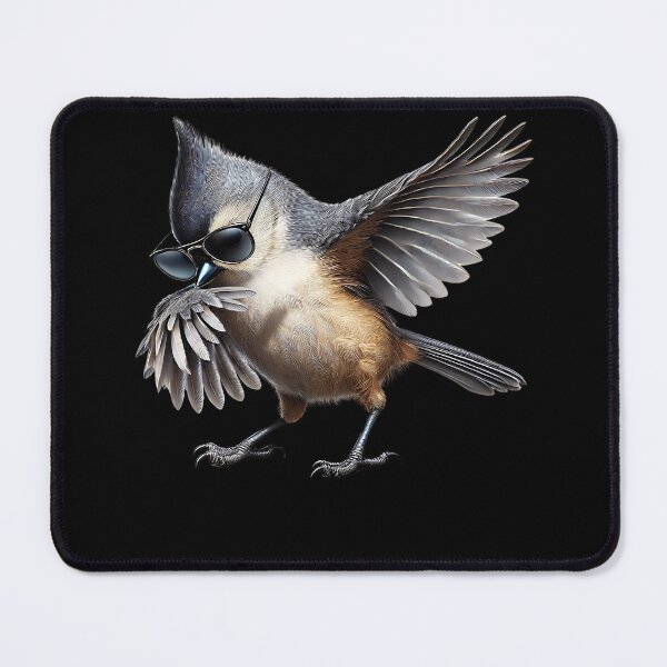 Item preview, Dabbing Tufted Titmouse Bird Watcher Lover Birding designed and sold by Kimberley King Art  King Art.