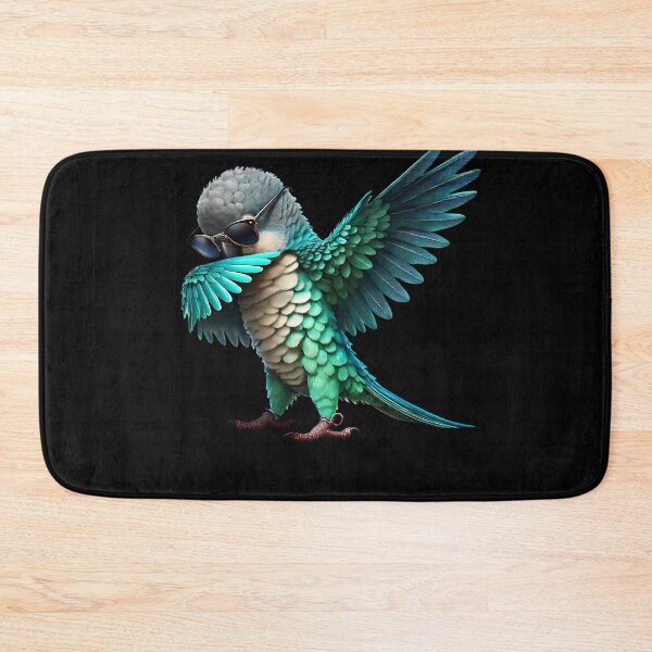 Item preview, Dabbing Turquoise Green Cheeked Conure Parrot Lover Birding designed and sold by Kimberley King Art  King Art.