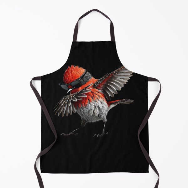 Item preview, Dabbing Vermilion Flycatcher Bird Watcher Lover Birding designed and sold by Kimberley King Art King Art.