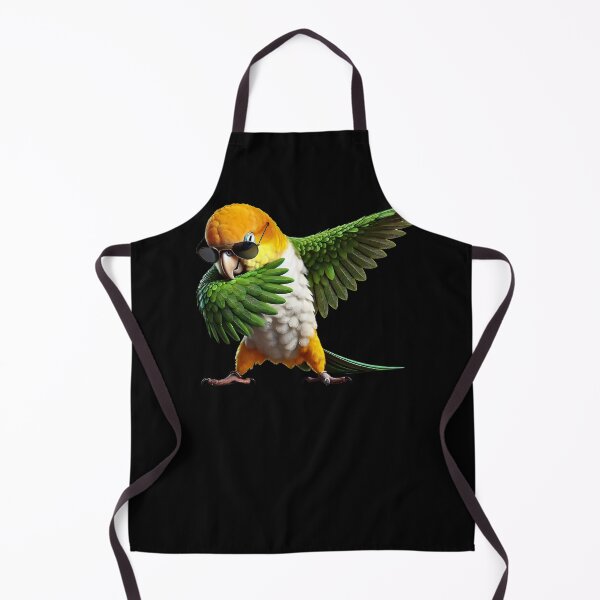 Item preview, Dabbing White Bellied Caique Parrot Lover Birding designed and sold by Kimberley King Art  King Art.
