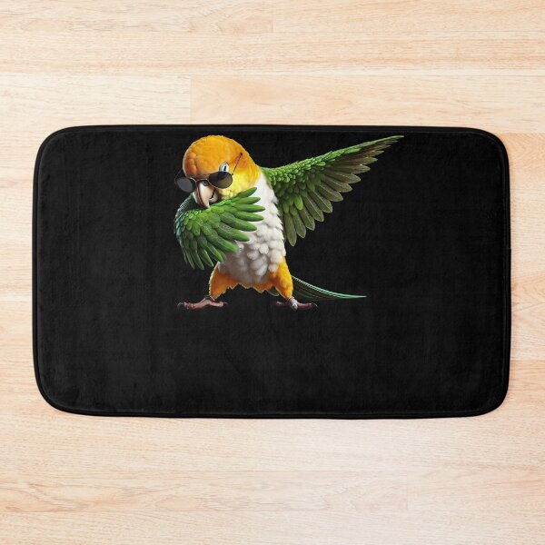 Item preview, Dabbing White Bellied Caique Parrot Lover Birding designed and sold by Kimberley King Art  King Art.