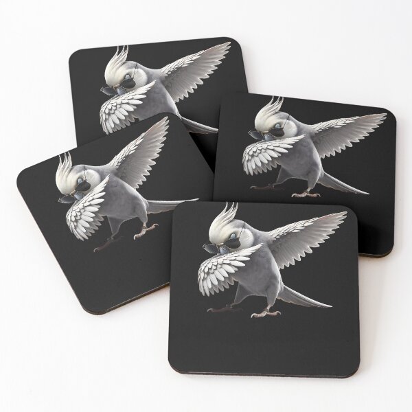 Item preview, Dabbing White Faced Cockatiel Parrot Lover Birding designed and sold by Kimberley King Art  King Art.