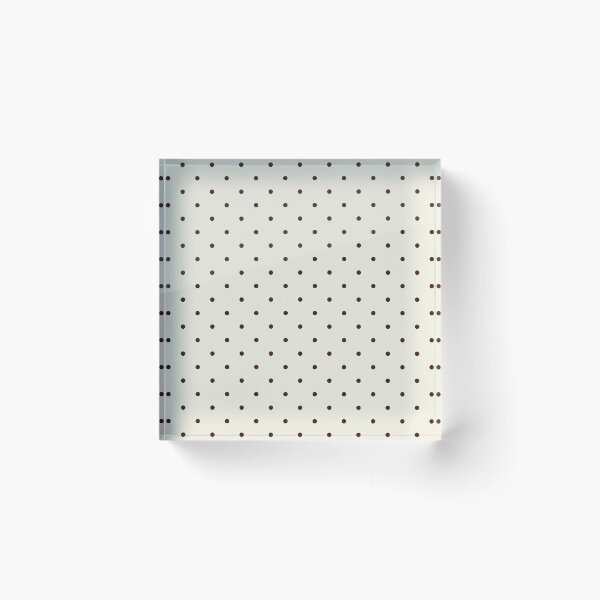 Item preview, Classic Brown and Light Beige Polka Dot Pattern – Retro Minimalist Style designed and sold by DaisyHouse.