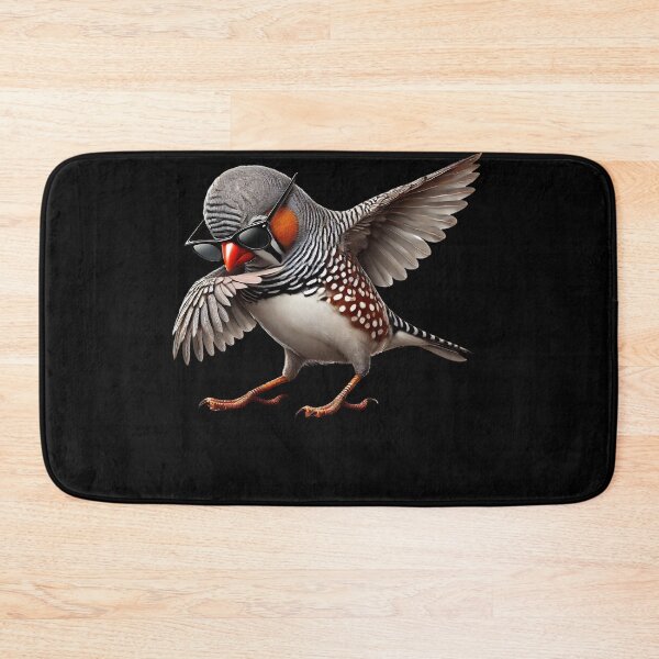 Item preview, Dabbing Zebra Finch Bird Watcher Lover Birding designed and sold by Kimberley King Art  King Art.