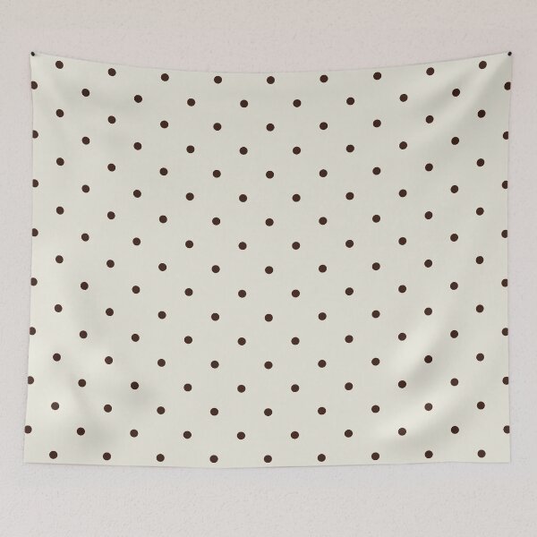 Item preview, Classic Brown and Light Beige Polka Dot Pattern – Retro Minimalist Style designed and sold by DaisyHouse.