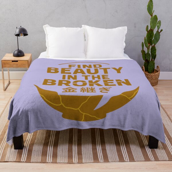 Item preview, Kintsugi Gold Cracks Motivational Typography Design designed and sold by AnTartstudios.