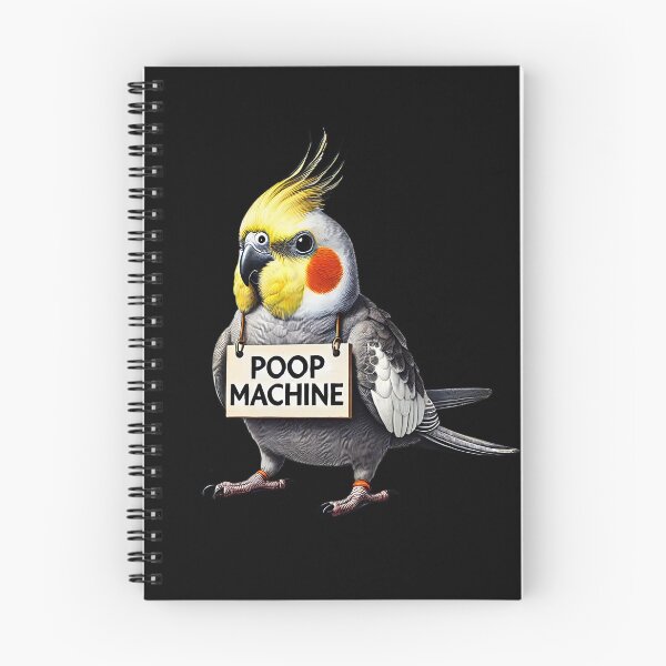Item preview, Funny Poop Machine Cockatiel Parrot Lover Birding Meme designed and sold by Kimberley King Art  King Art.