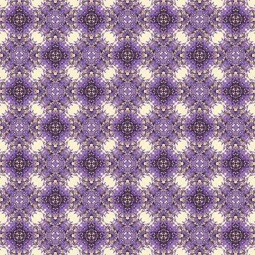 Artwork thumbnail, Jacaranda Kaleidoscope pattern by RoydonRoadTees