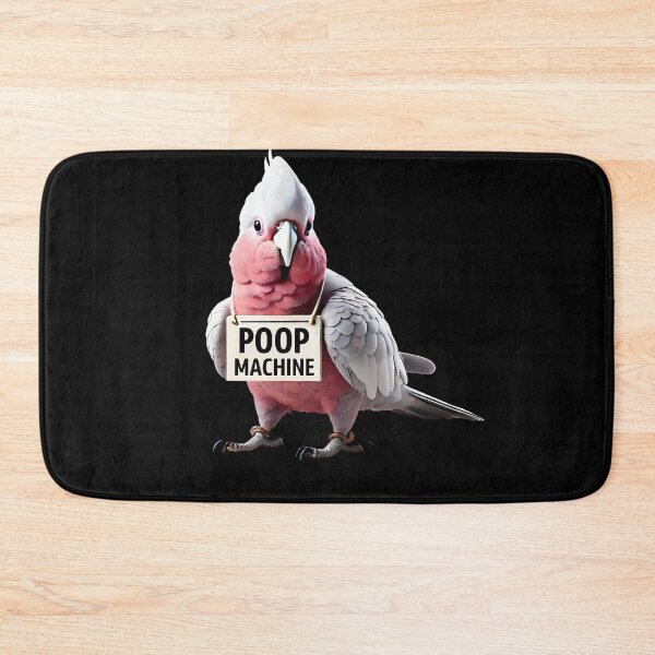 Item preview, Funny Poop Machine Cockatoo Galah Parrot Lover Birding Meme designed and sold by Kimberley King Art  King Art.