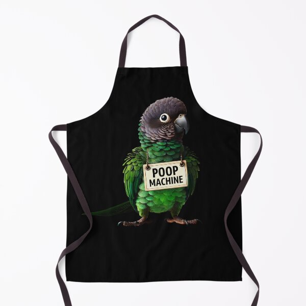 Item preview, Funny Poop Machine Dusky Conure Parrot Lover Birding Meme designed and sold by Kimberley King Art King Art.