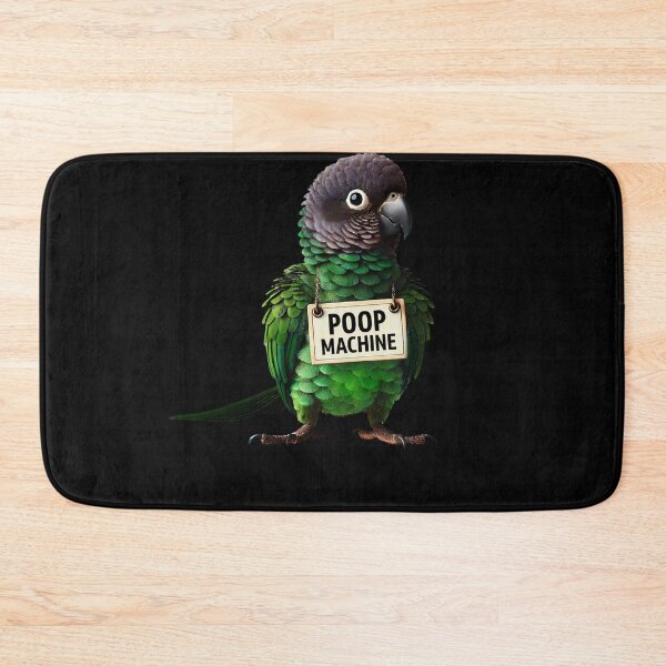 Item preview, Funny Poop Machine Dusky Conure Parrot Lover Birding Meme designed and sold by Kimberley King Art  King Art.