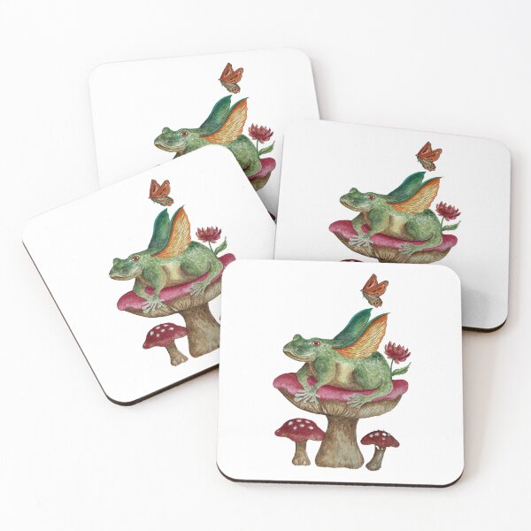 Item preview, Magical Frog with Butterfly Wings designed and sold by Umami-Kook.