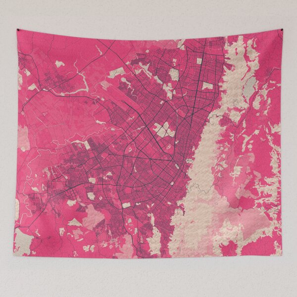 Item preview, Bogota City Map of Colombia - Blossom designed and sold by deMAP.
