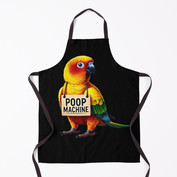 Item preview, Funny Poop Machine Sun Conure Parrot Lover Birding Meme designed and sold by Kimberley King Art  King Art.
