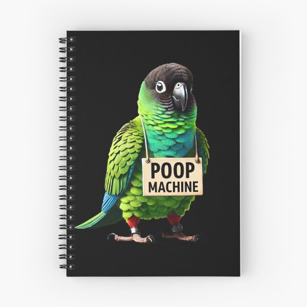 Item preview, Funny Poop Machine Nanday Conure Parrot Lover Birding Meme designed and sold by Kimberley King Art  King Art.