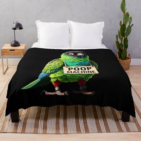 Item preview, Funny Poop Machine Nanday Conure Parrot Lover Birding Meme designed and sold by Kimberley King Art  King Art.