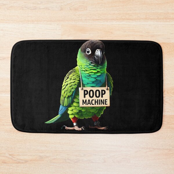 Item preview, Funny Poop Machine Nanday Conure Parrot Lover Birding Meme designed and sold by Kimberley King Art  King Art.