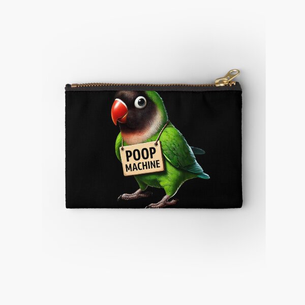 Item preview, Funny Poop Machine Black-Cheeked Lovebird Parrot Lover Birding Meme designed and sold by Kimberley King Art  King Art.