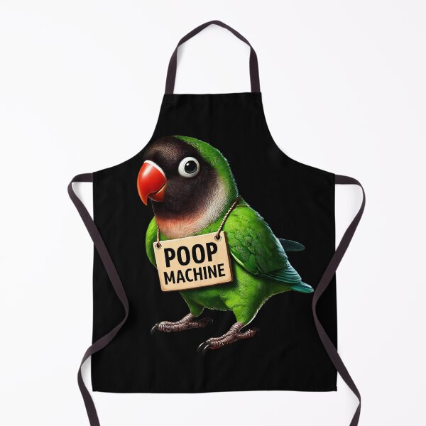 Item preview, Funny Poop Machine Black-Cheeked Lovebird Parrot Lover Birding Meme designed and sold by Kimberley King Art  King Art.