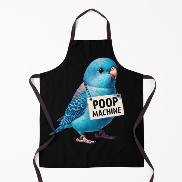 Item preview, Funny Poop Machine Blue Parrotlet Parrot Lover Birding Meme designed and sold by Kimberley King Art King Art.