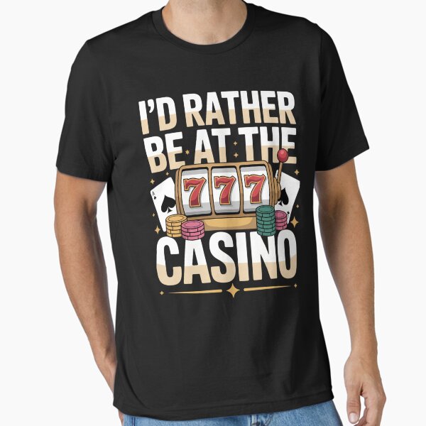 Item preview, Gambling Id Rather At Casino Funny Poker designed and sold by claratepos.