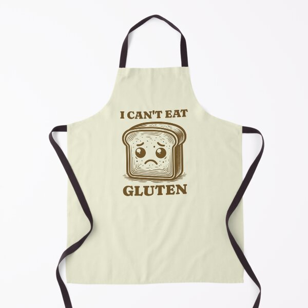 Item preview, I Can't Eat Gluten Sad Bread Slice Gluten Allergy designed and sold by KLArtzStore.