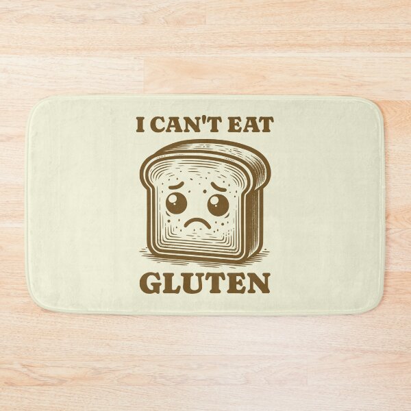 Item preview, I Can't Eat Gluten Sad Bread Slice Gluten Allergy designed and sold by KLArtzStore.