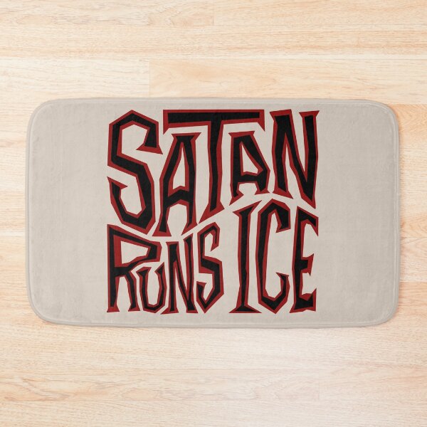Item preview, Satan Runs ICE Word Art designed and sold by Unhinged Heather.