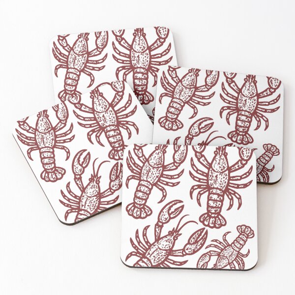 Item preview, Lobsters Nautical Fish Print Marine Ocean Sea designed and sold by kilosdesignstudio.