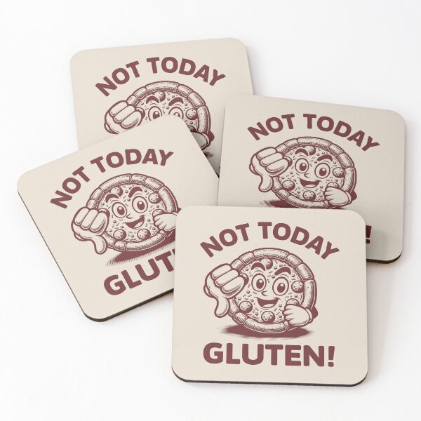 Item preview, Not Today Gluten! Funny Pizza Gluten Intolerant Gluten Free Lifestyle designed and sold by KLArtzStore.