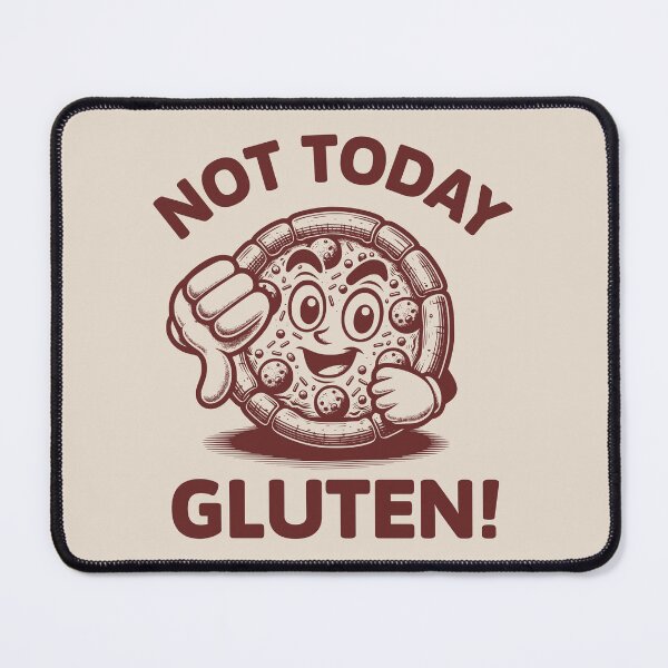 Item preview, Not Today Gluten! Funny Pizza Gluten Intolerant Gluten Free Lifestyle designed and sold by KLArtzStore.