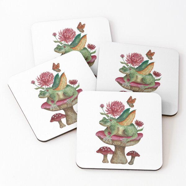 Item preview, Magical Frog with Butterfly Wings designed and sold by Umami-Kook.