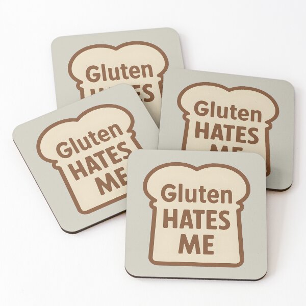 Item preview, Gluten Hates Me Gluten Intolerant Gluten Free Healthy Bread designed and sold by KLArtzStore.