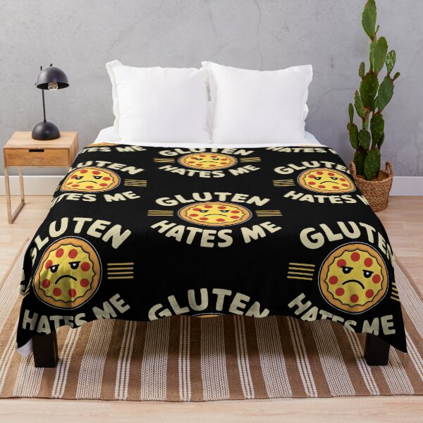 Item preview, Gluten Hates Me Gluten Intolerance Pizza designed and sold by KLArtzStore.