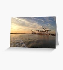 Sunset on the Bay Greeting Card