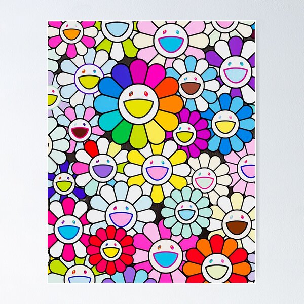 Item preview, Rainbow flowers smile designed and sold by Owen H Harmer.