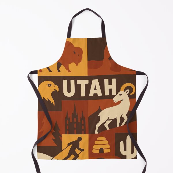 Item preview, Utah State Travel Art Style Illustration USA America designed and sold by kakarikihill.