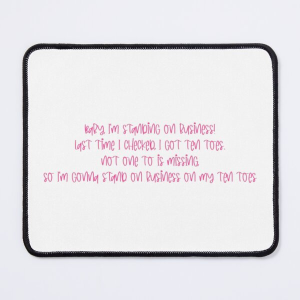 Item preview, I'm gonna stand on business on my ten toes designed and sold by chloekari.