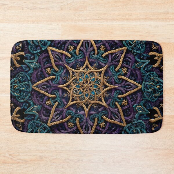 Item preview, Abstract psychedelic Celtic knot art designed and sold by dcrc.