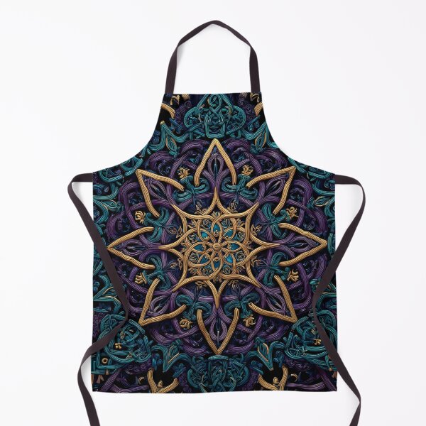 Item preview, Abstract psychedelic Celtic knot art designed and sold by dcrc.