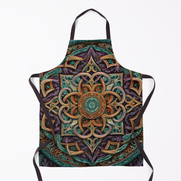 Item preview, Abstract psychedelic Celtic knot art designed and sold by dcrc.